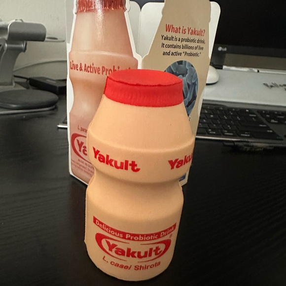yakult Other - Yakult Probiotic Drink Bottle squishy stress ball